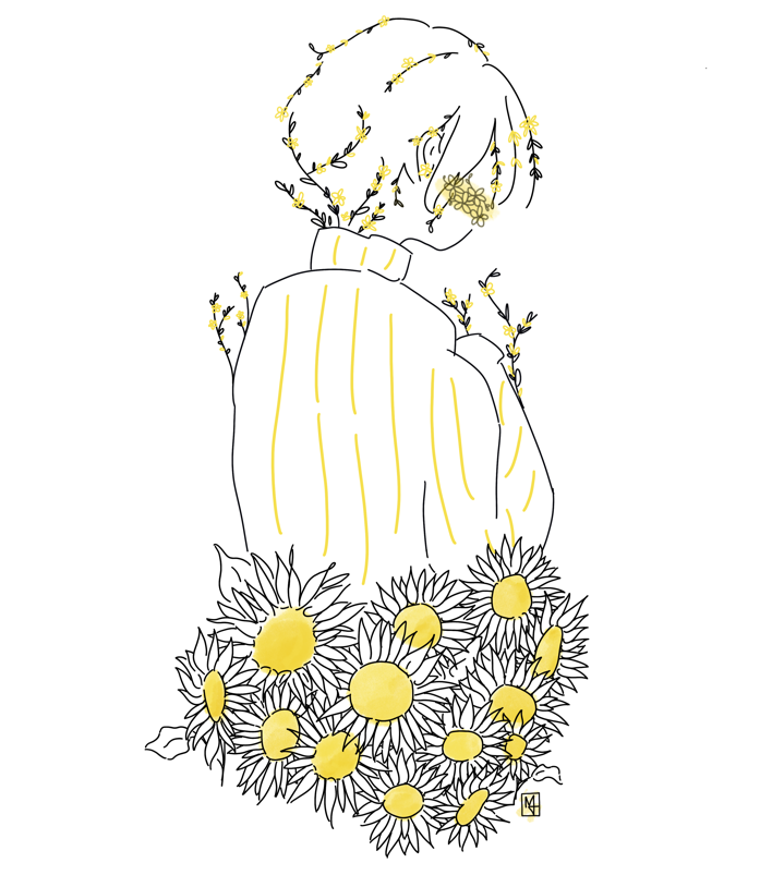 upon sunflowers