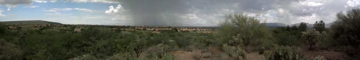 Rain Over the Desert